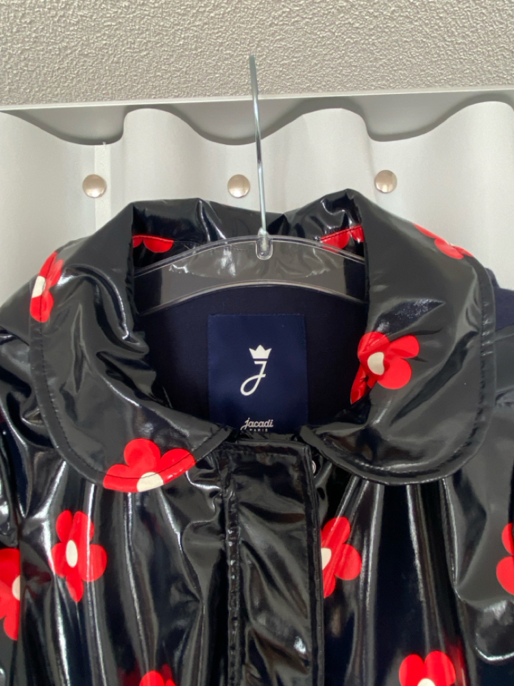 Jacadi Veste de pluie en aspect laqué