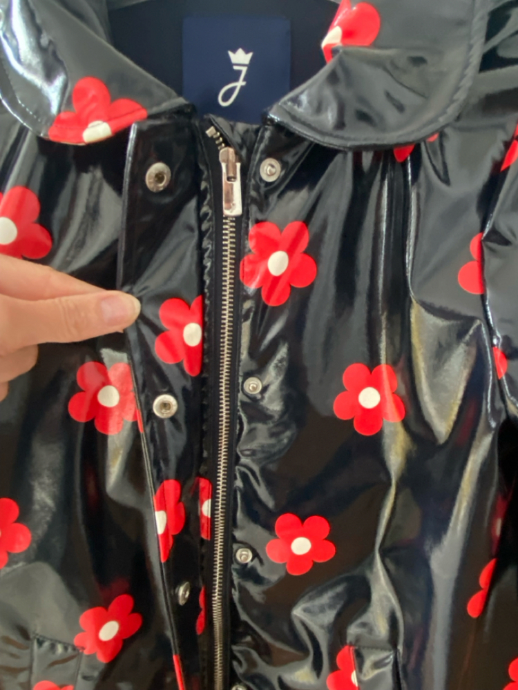 Jacadi Veste de pluie en aspect laqué