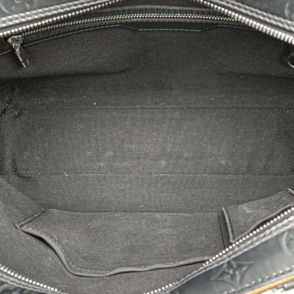 Louis Vuitton B Louis Vuitton Gray Dark Gray Calf Leather Monogram Mat Malden France