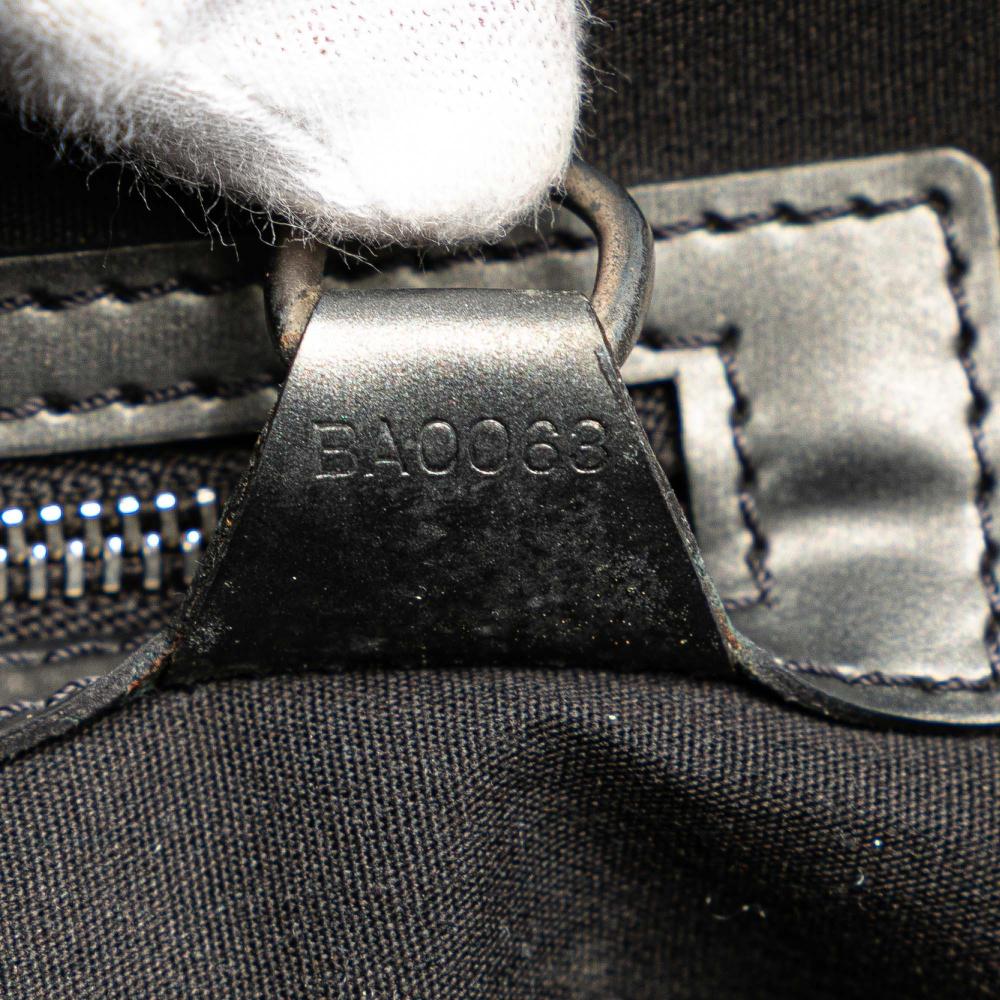 Louis Vuitton B Louis Vuitton Gray Dark Gray Calf Leather Monogram Mat Malden France