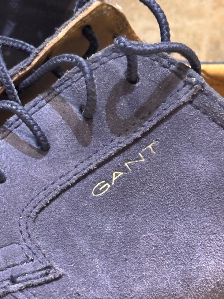 Gant Chaussures à lacets en cuir et daim