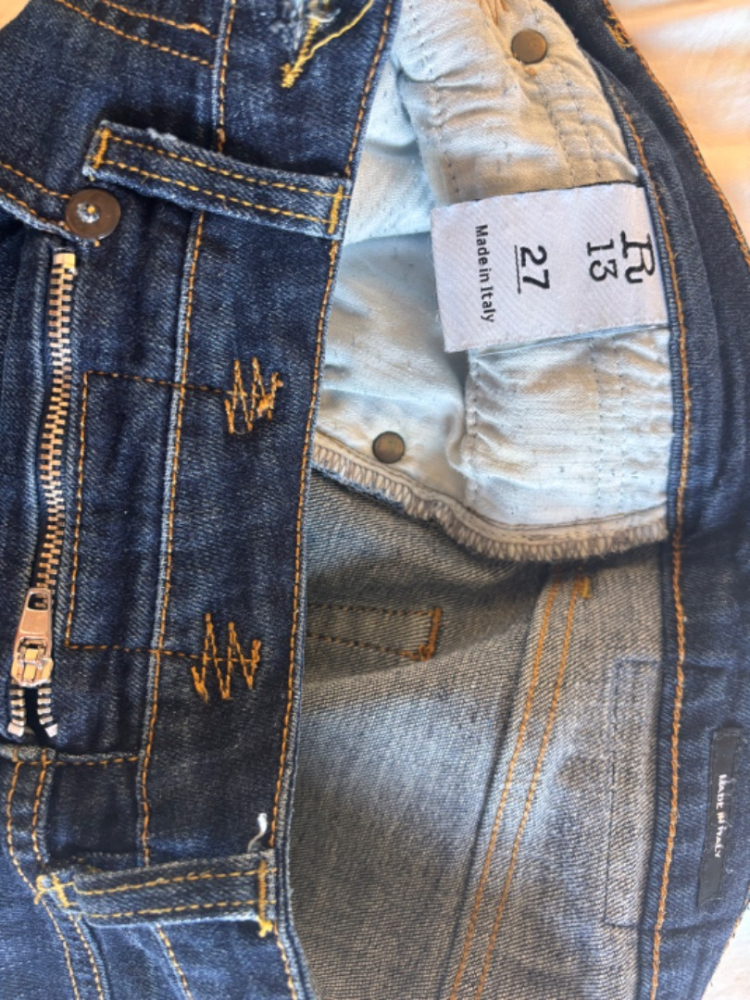 R13 Demin R13 Biker boy