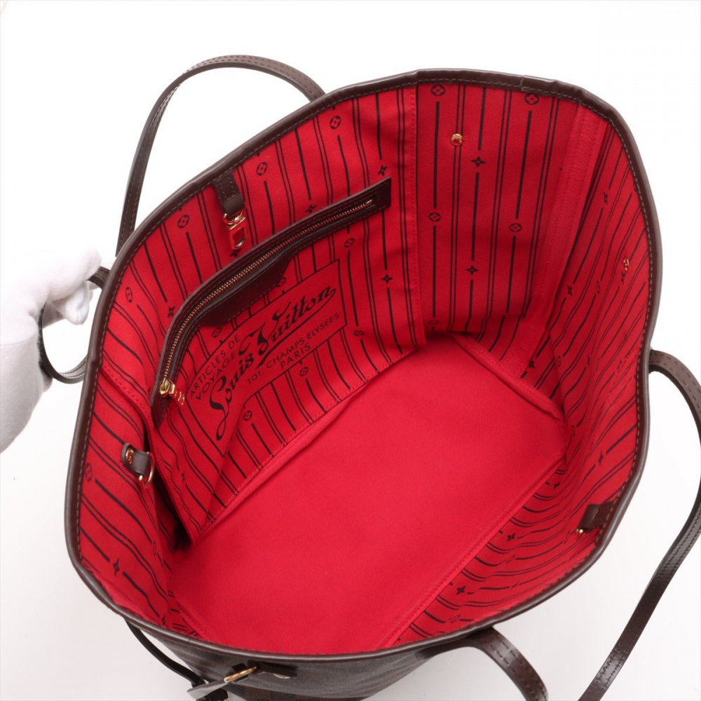 Louis Vuitton Neverfull MM Neo Canvas Shopper Shoulder Bag Damier Ebene