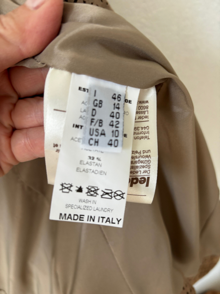 Bon Génie Grieder Chic suede jacket