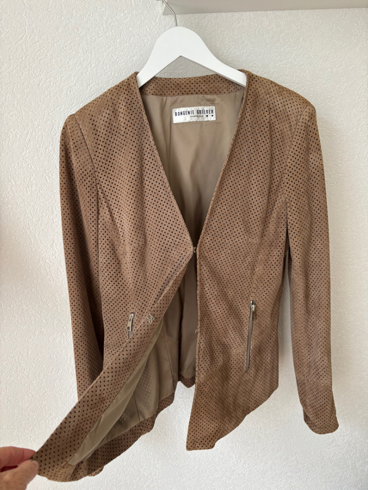 Bon Génie Grieder Chic suede jacket