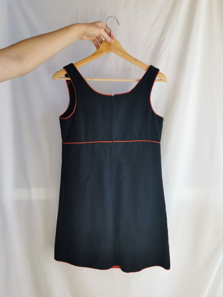 Max&Co. Wool red black dress