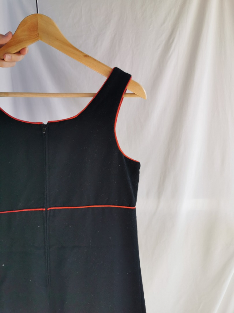 Max&Co. Wool red black dress