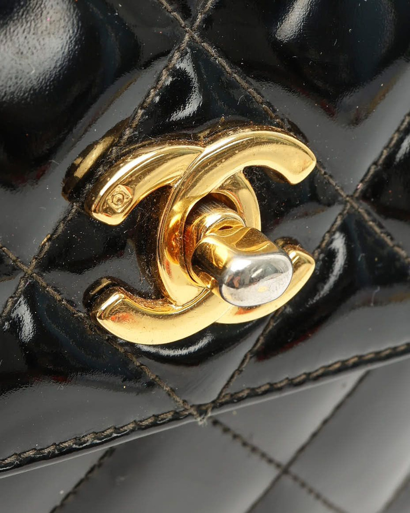 Chanel Patent CC Camera Bag