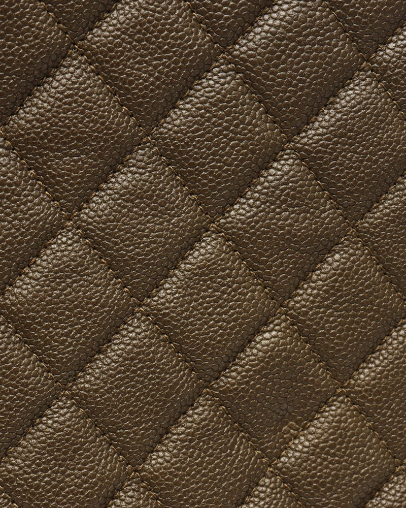 Chanel Caviar Khaki Boy Clutch Bag, Fits 14-inch Laptop