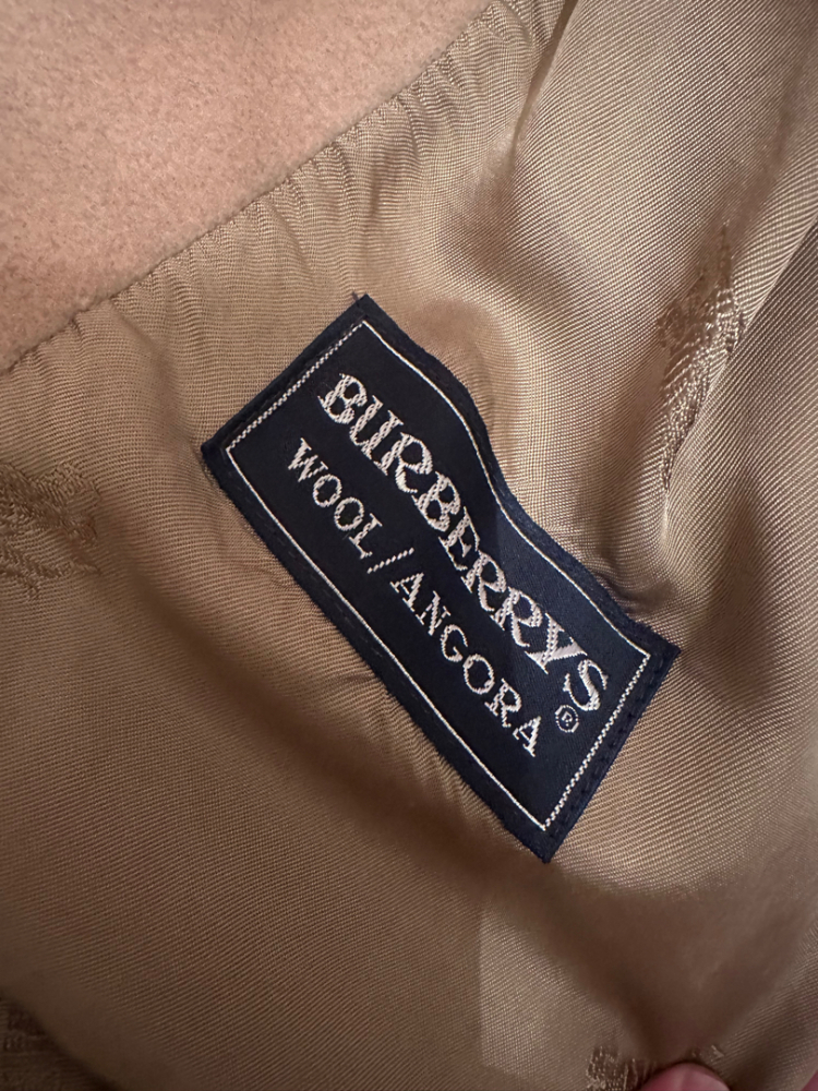 Burberry Mantel Angora & Wolle