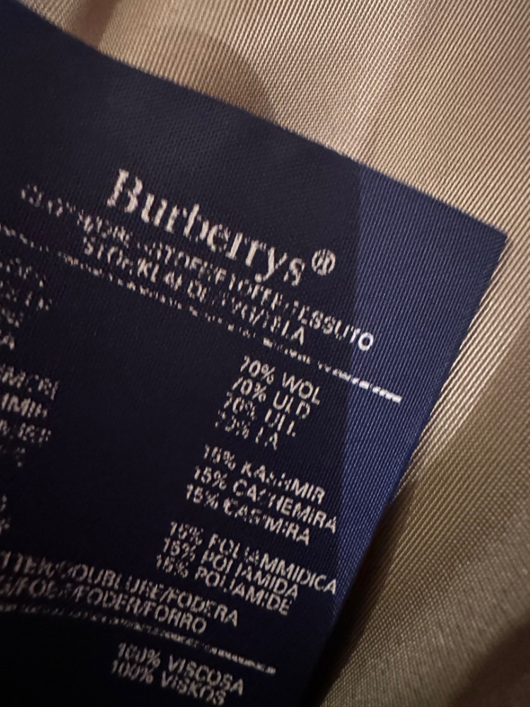 Burberry Mantel Angora & Wolle