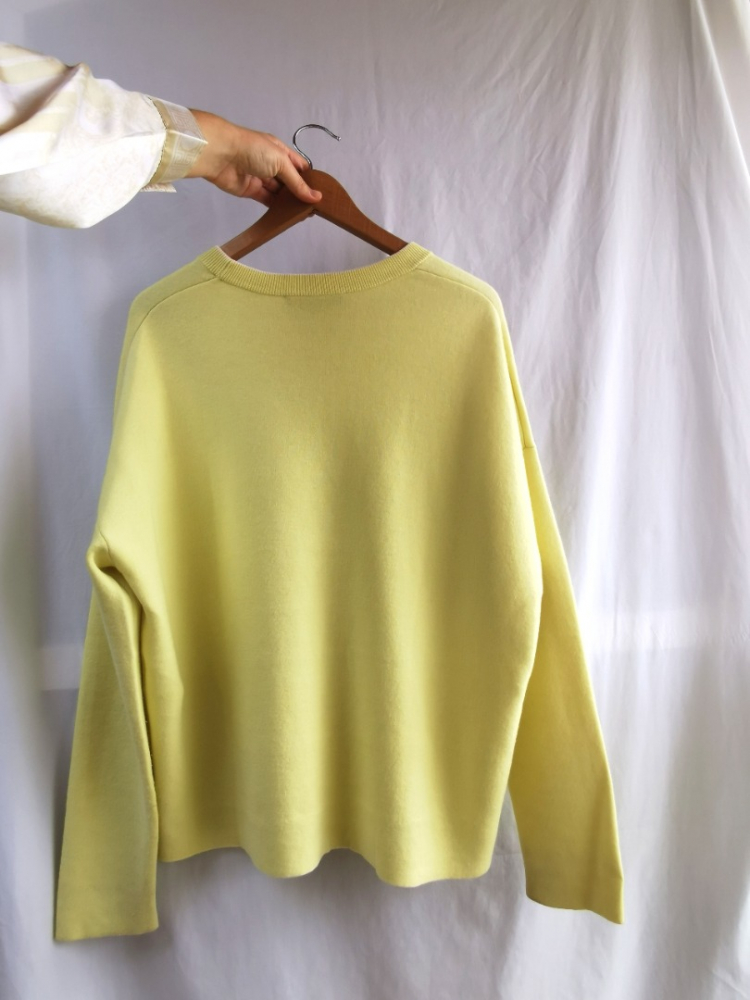 Marc Cain Pastel yellow jumper