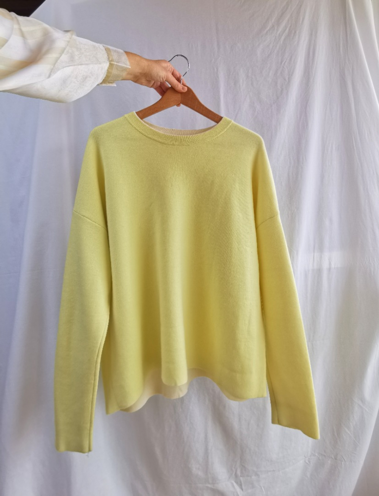 Marc Cain Pastel yellow jumper
