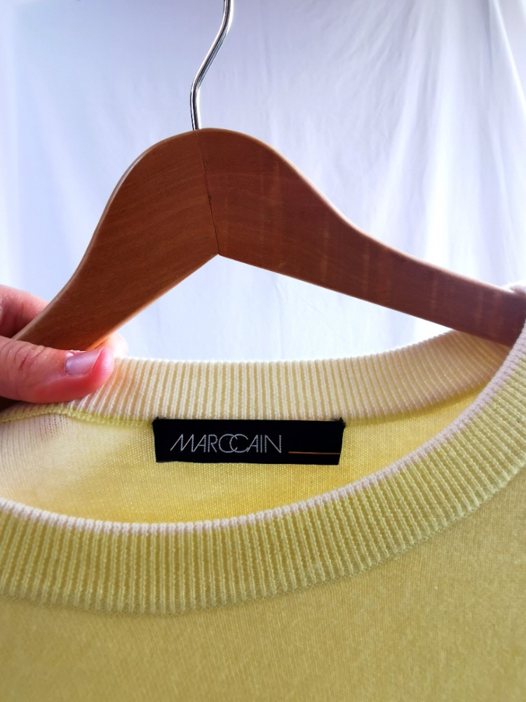 Marc Cain Pastel yellow jumper