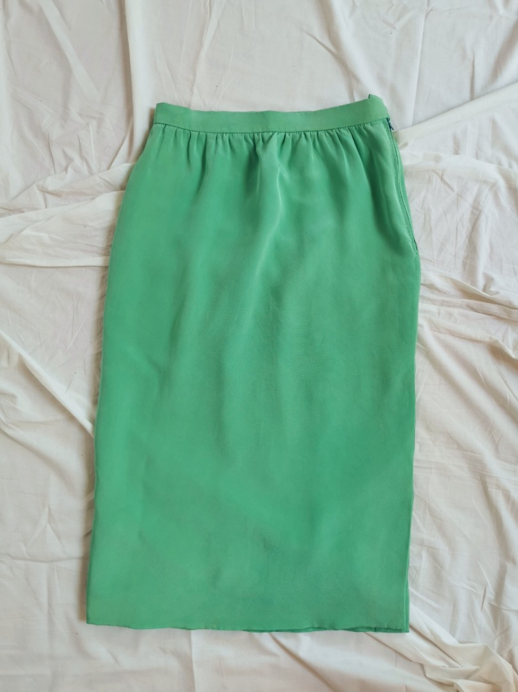 Christian Dior Silk mint green set