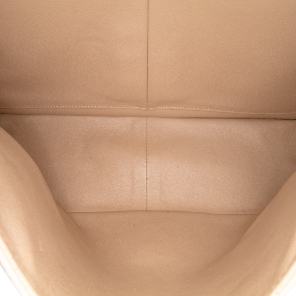 Chanel Classic Double Flap Jumbo Matelassè Caviar Leather Flap Handbag Brown