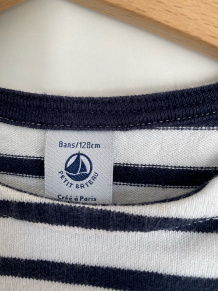 Petit Bateau Robe marinière