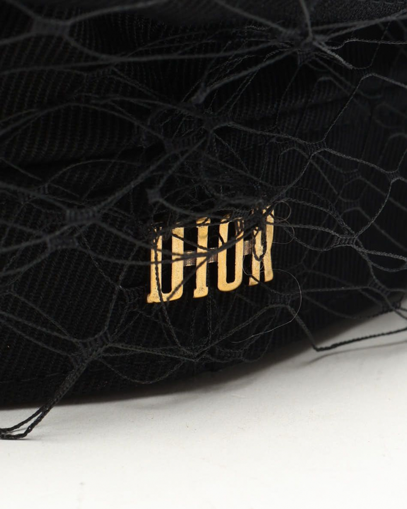 Christian Dior Bee Embroidered Beret Tile