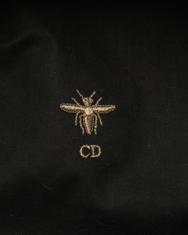 Christian Dior Bee Embroidered Beret Tile