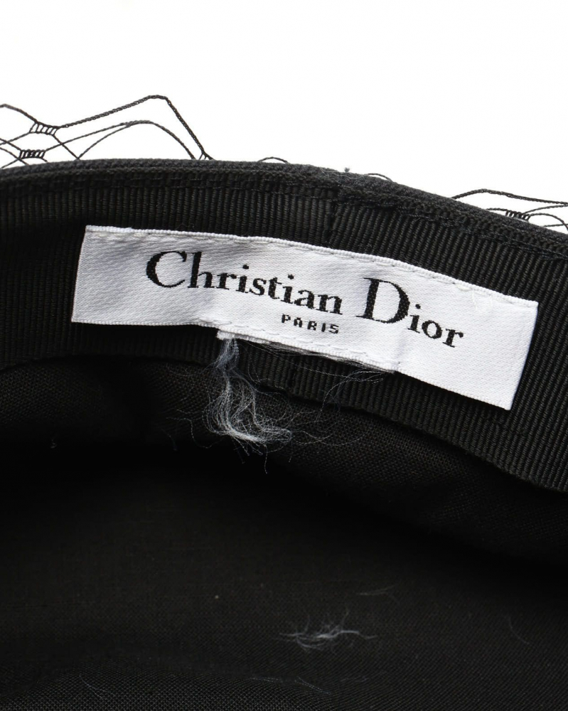 Christian Dior Bee Embroidered Beret Tile