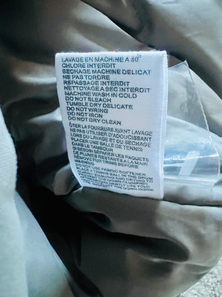 Bonpoint Veste/Veste de ski avec capuche amovible + talon en fourrure