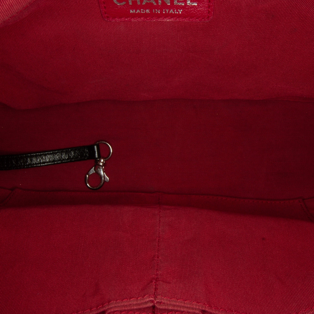 Chanel Gabrielle Medium Lambskin Leather Matelassè Shoulder Bag Brown