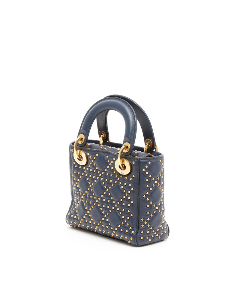 Christian Dior Mini Stud Lady Dior Bag