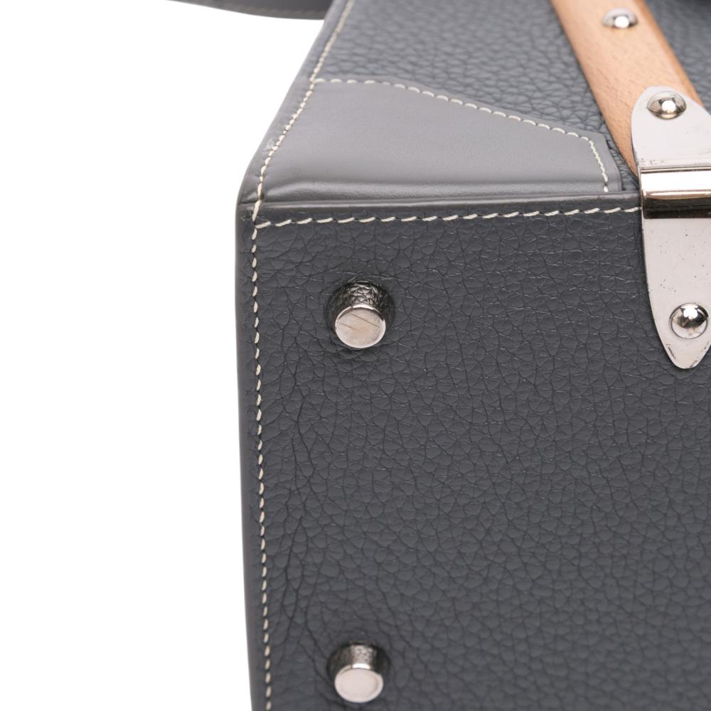 Goyard AB Goyard Gray Calf Leather Saigon Structured MM France