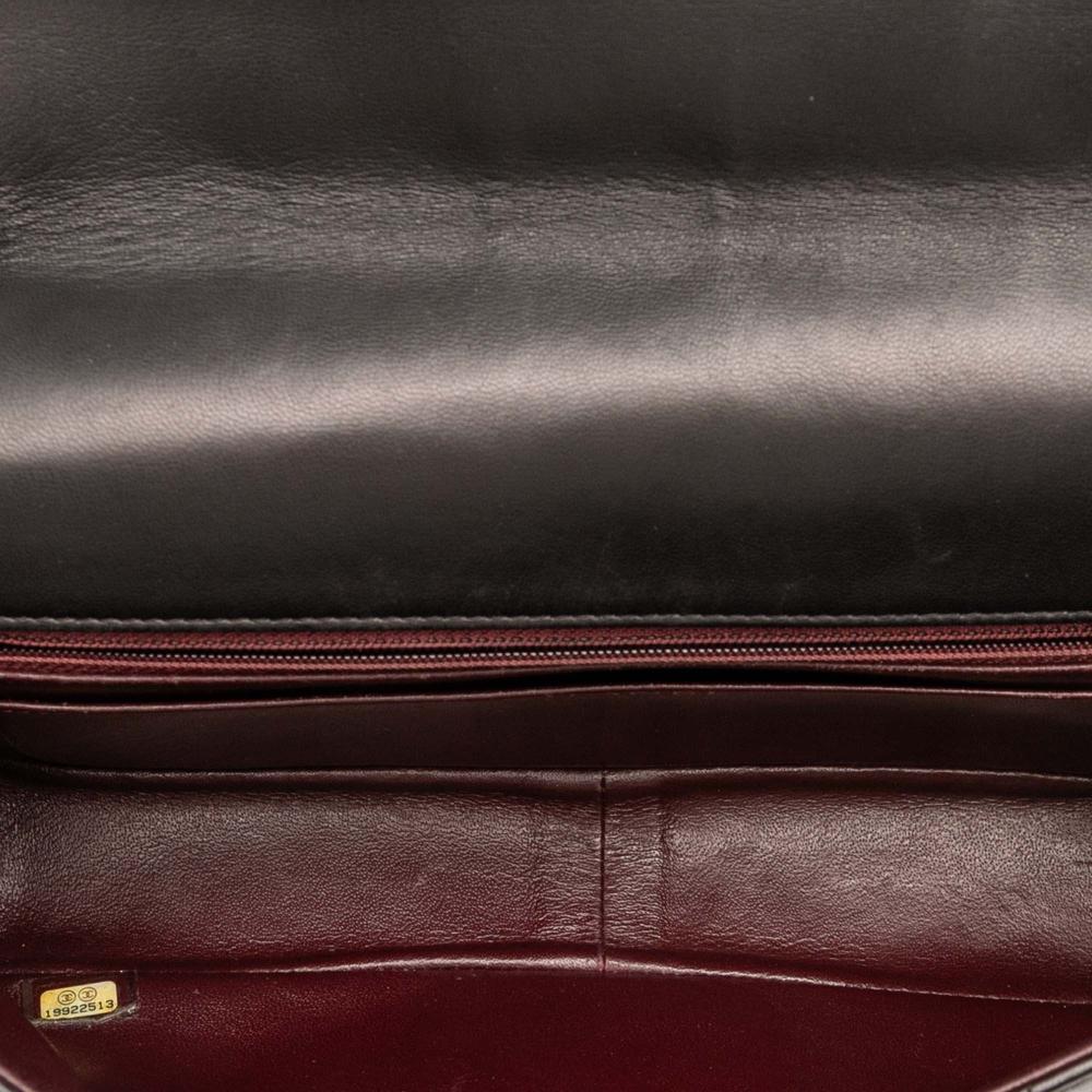 Chanel B Chanel Black Lambskin Leather Leather Large Lambskin Chic With Me Flap Italy