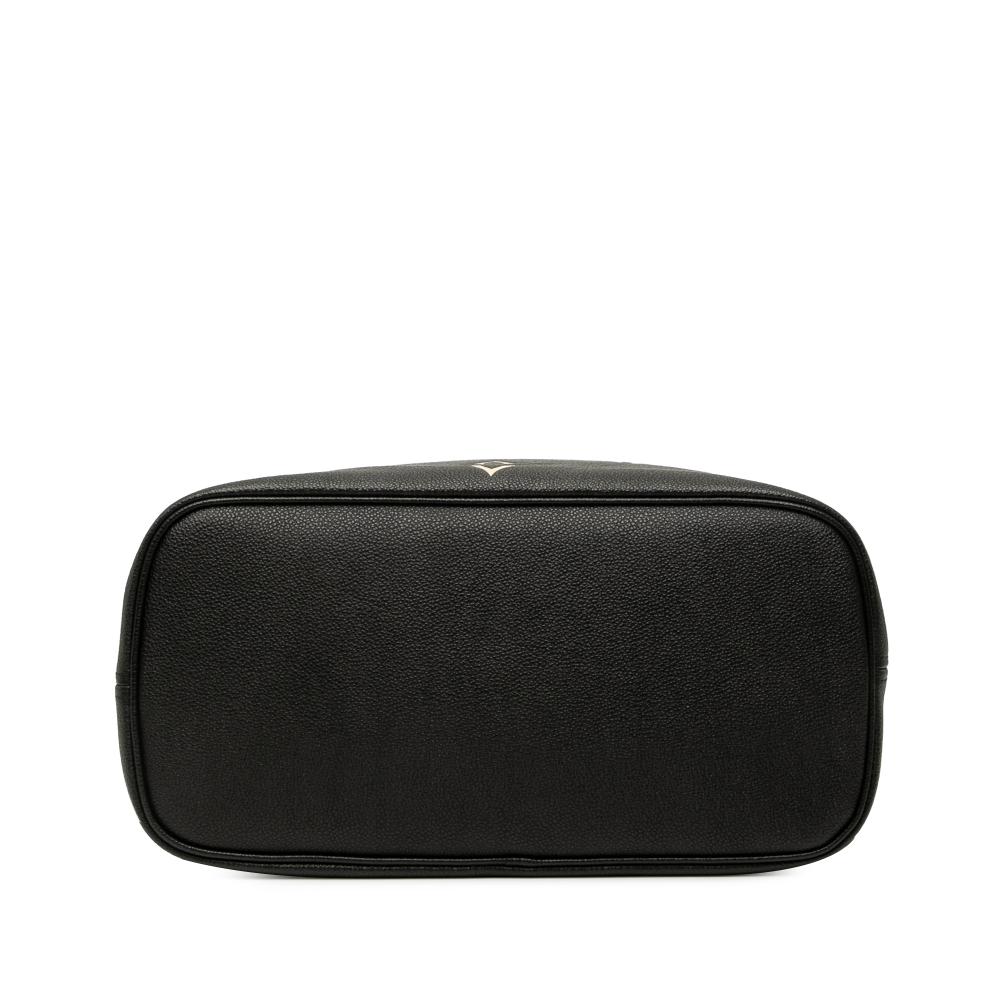 Louis Vuitton Black Monogram Empreinte Leather Bicolor Monogram Giant Empreinte Neverfull MM France