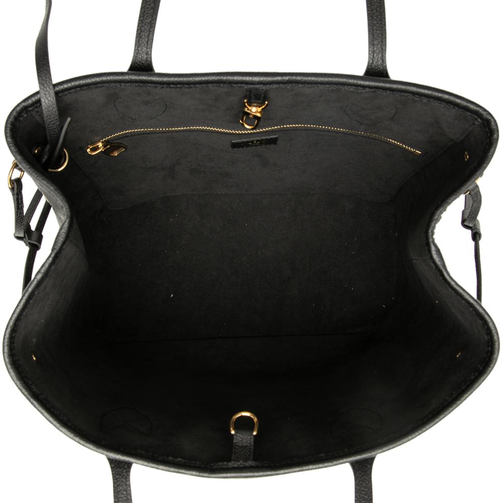 Louis Vuitton Black Monogram Empreinte Leather Bicolor Monogram Giant Empreinte Neverfull MM France