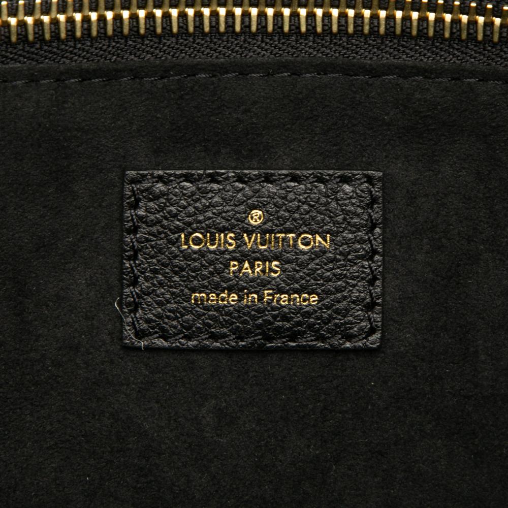 Louis Vuitton Black Monogram Empreinte Leather Bicolor Monogram Giant Empreinte Neverfull MM France