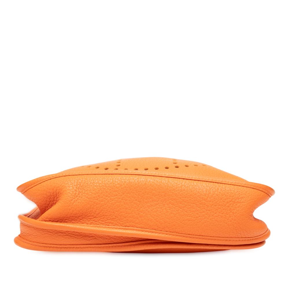 Hermès AB Hermès Orange Calf Leather Clemence Evelyne III 29 France