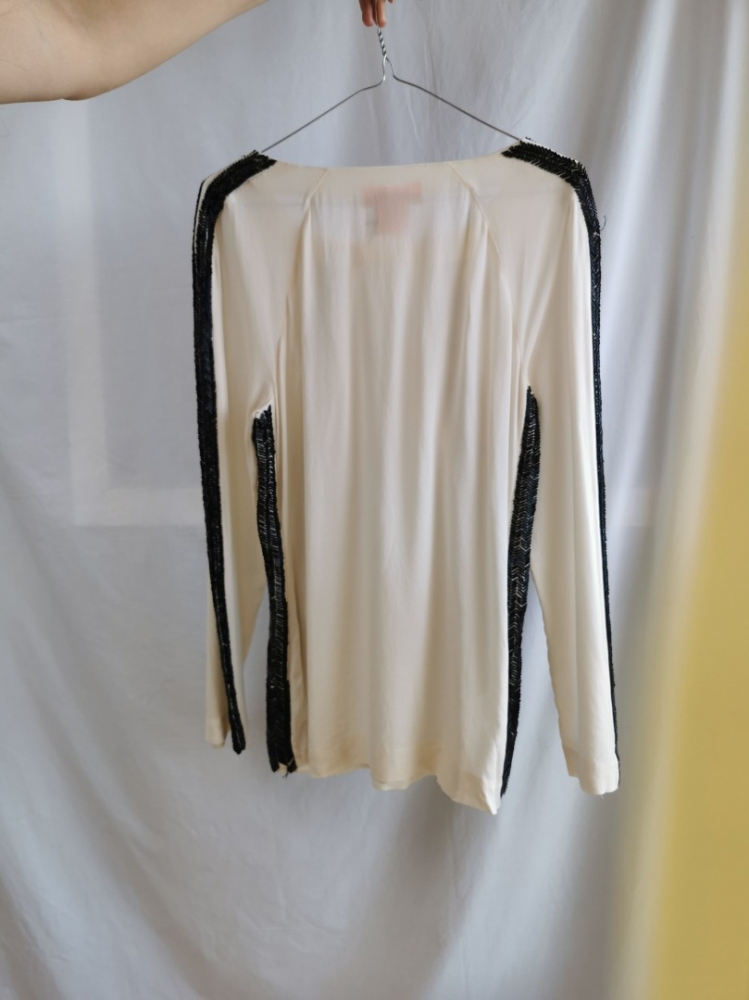 Tory Burch Blouse en soie à paillettes