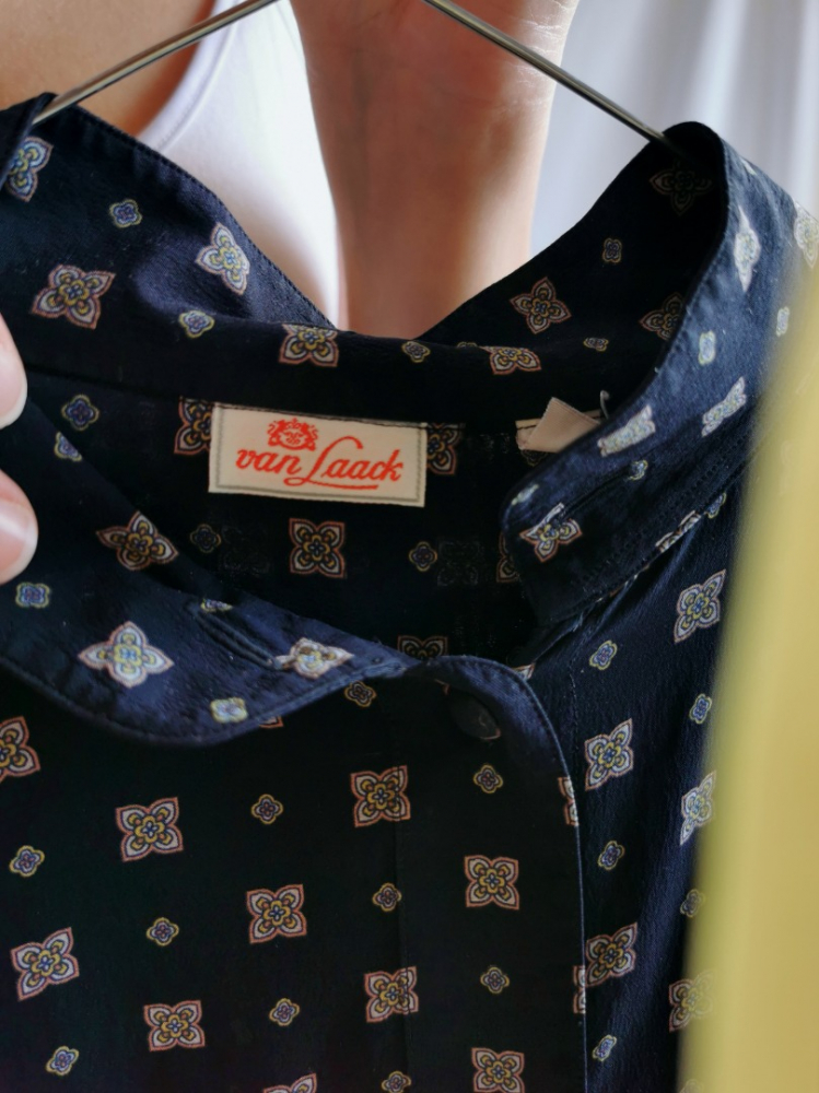 Van Laack Blouse orientale en soie