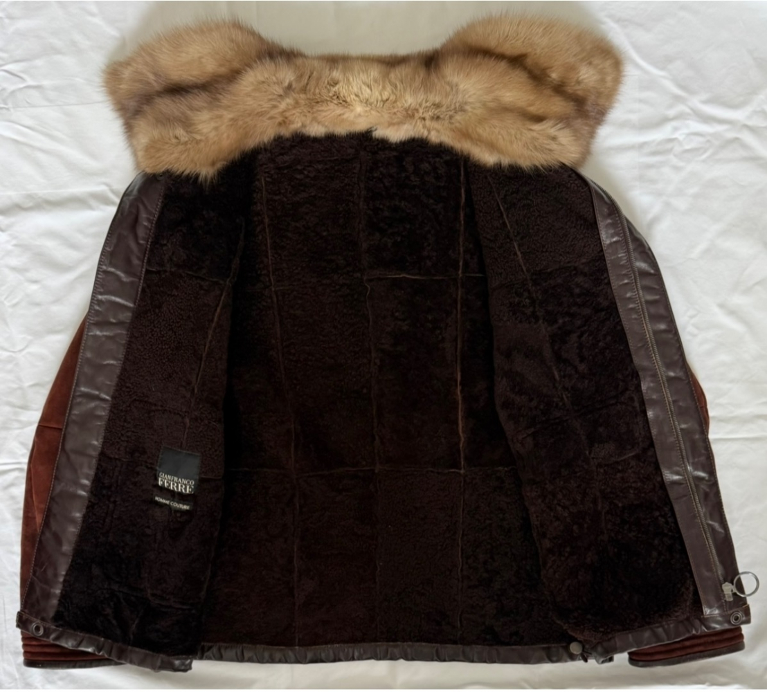 Gianfranco Ferre schaffellmantel