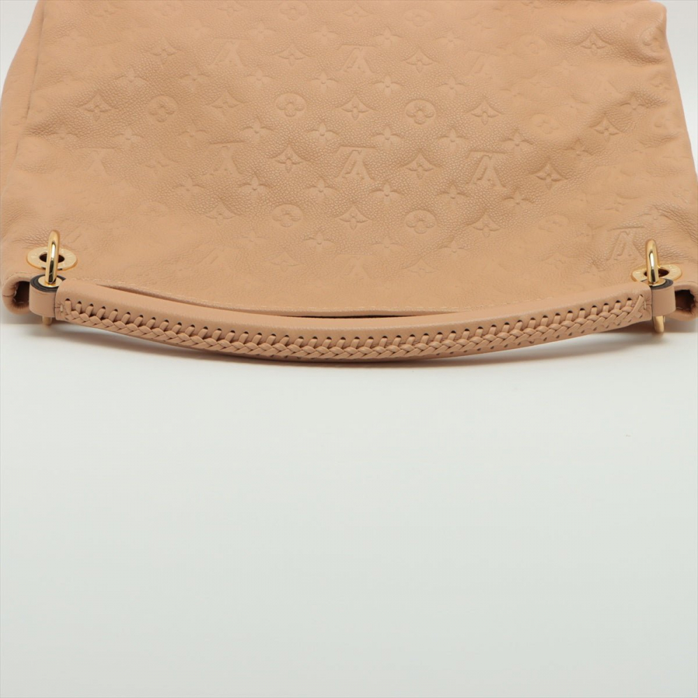 Louis Vuitton Artsy MM Monogram Empreinte Leather Beige Hobo