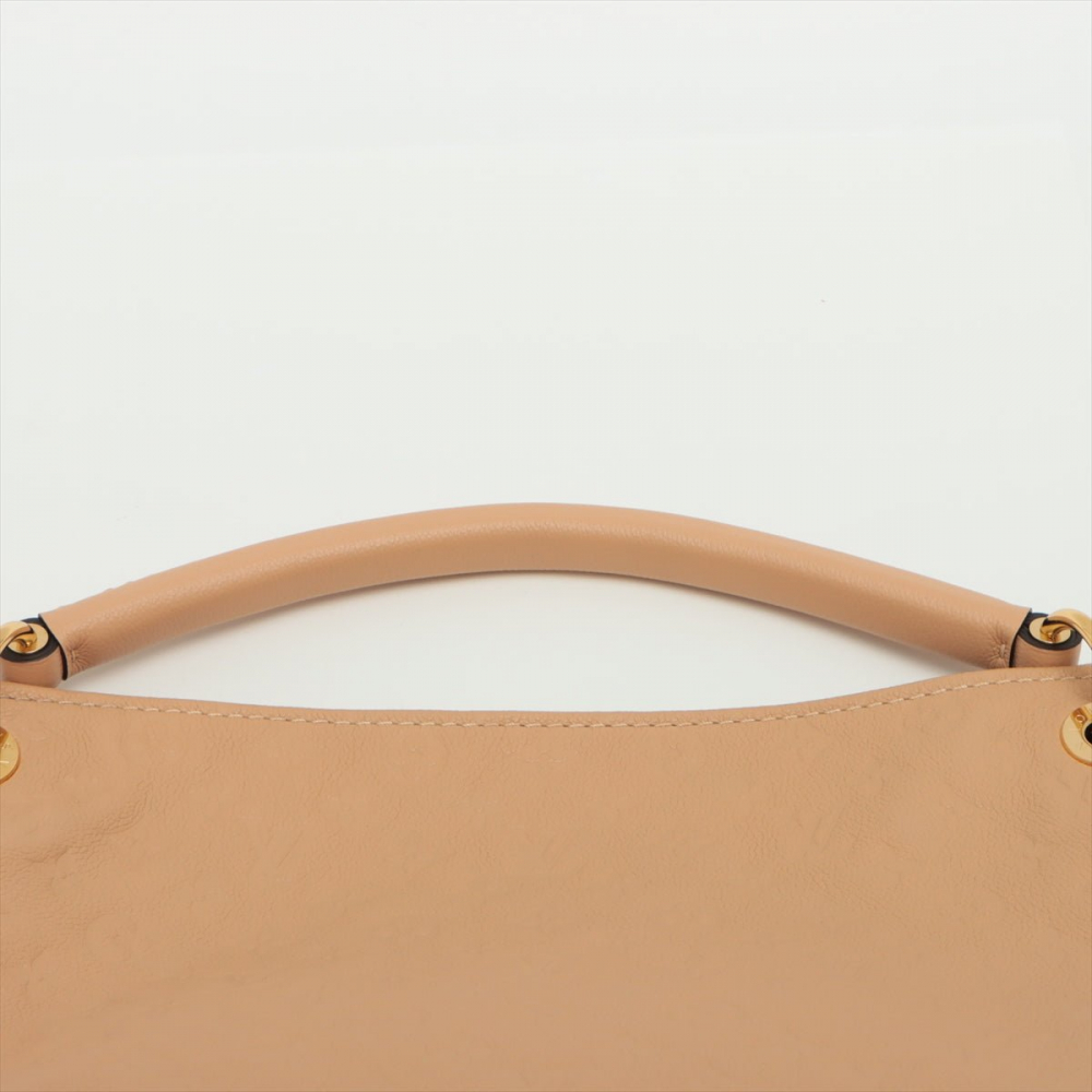 Louis Vuitton Artsy MM Monogram Empreinte Leather Beige Hobo