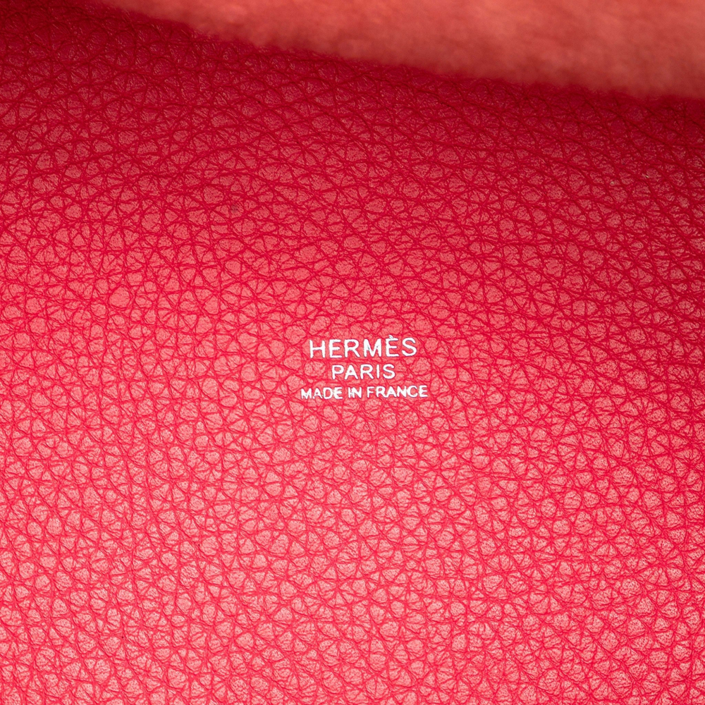 Hermès Picotin 18 Taurillon Clemence Leather Lock Bucket Handbag Pink