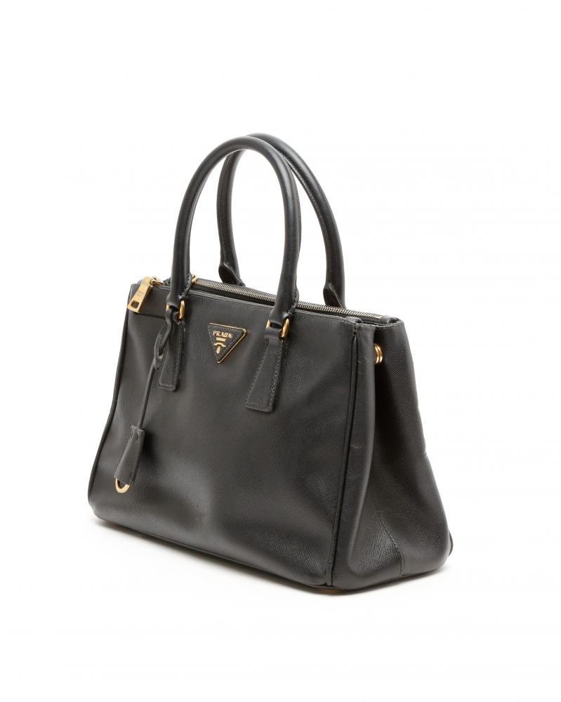 Prada Medium Saffiano Lux Galleria Double Zip Bag