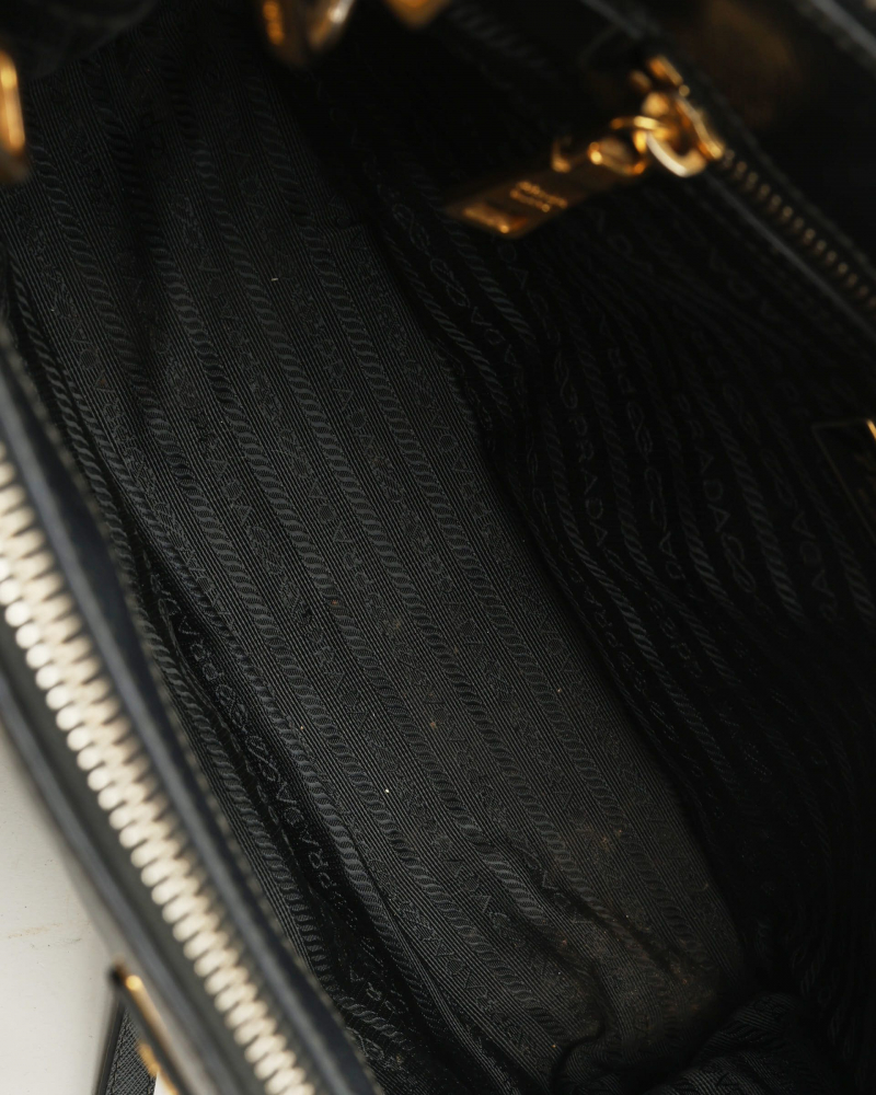 Prada Medium Saffiano Lux Galleria Double Zip Bag