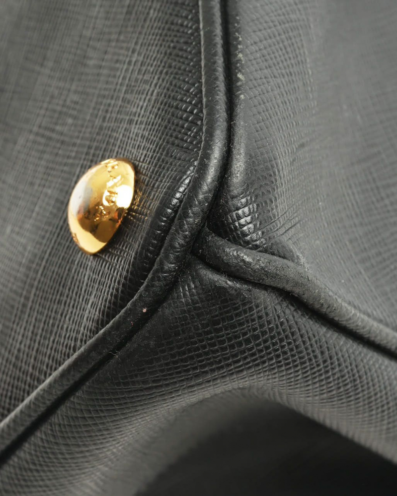 Prada Medium Saffiano Lux Galleria Double Zip Bag