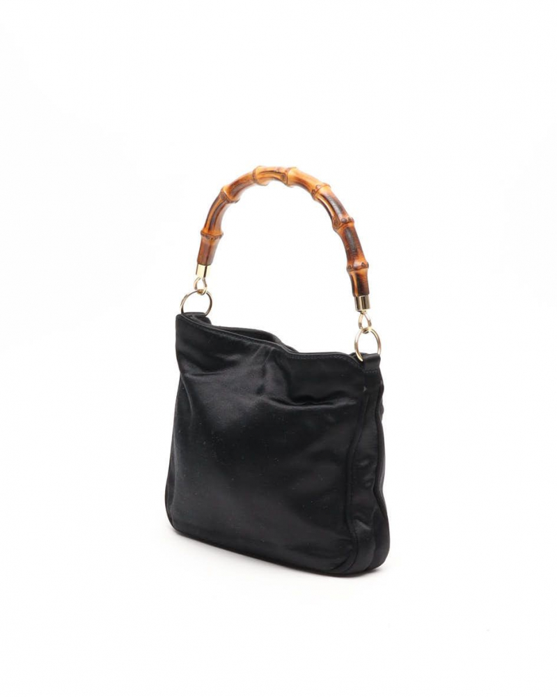 Gucci Satin Bamboo Bag