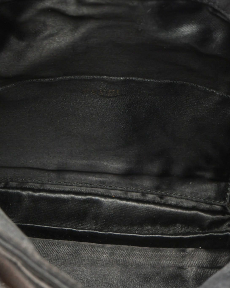 Gucci Satin Bamboo Bag