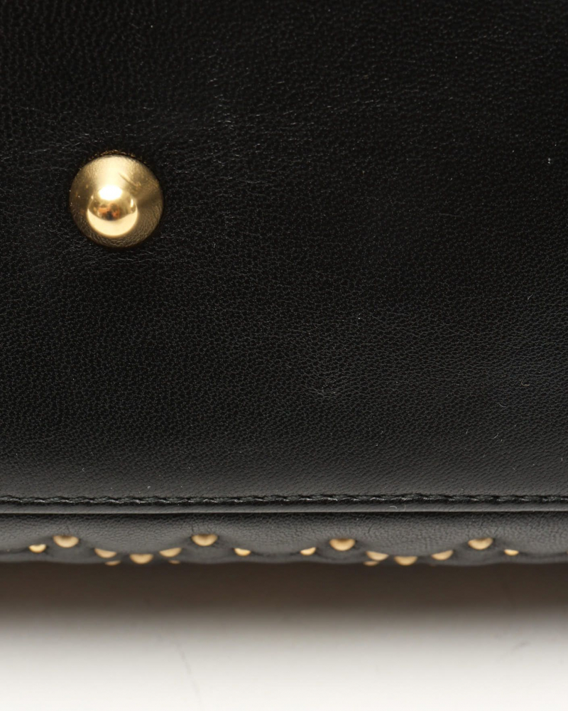 Christian Dior Large Stud Lady Dior Bag