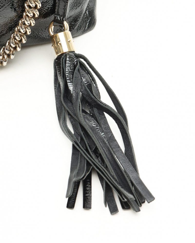 Gucci Patent Soho Chain Tote Bag