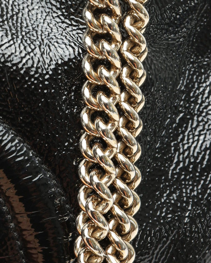 Gucci Patent Soho Chain Tote Bag