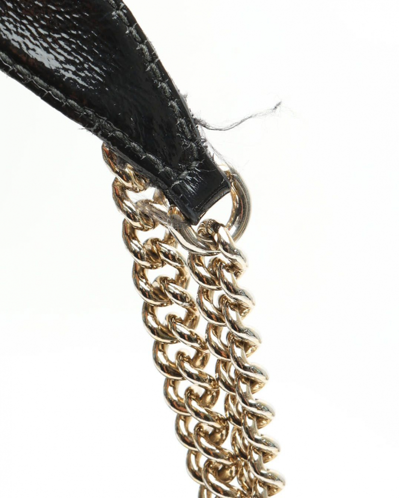 Gucci Patent Soho Chain Tote Bag