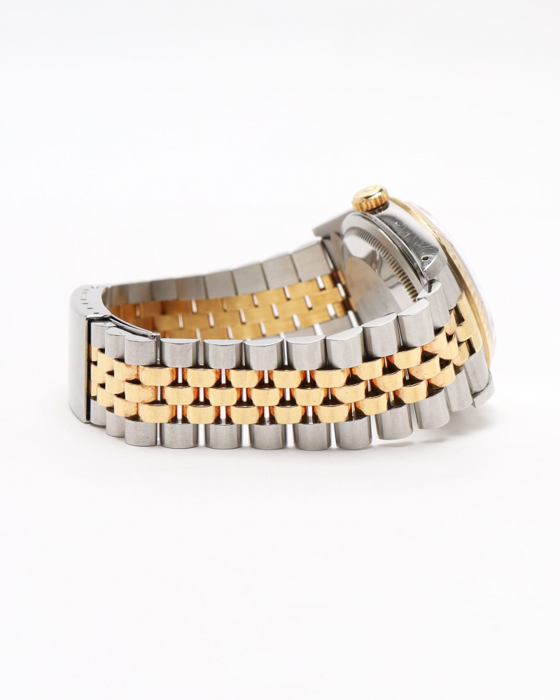 Rolex Datejust 36mm Ref 16233 Rare Pyramid Dial Full Set 1989 Watch