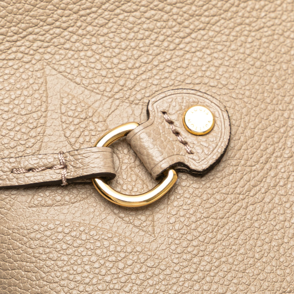 Louis Vuitton Neverfull Leather Empreinte Shopper Shoulder Bag Giant Monogram